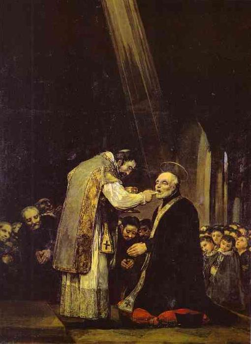 Francisco Jose de Goya Last Communion of Saint Jose de Calasanz. oil painting picture